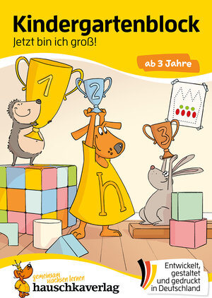 Buchcover Kindergartenblock ab 3 Jahre - Jetzt bin ich groß! | Ulrike Maier | EAN 9783754216088 | ISBN 3-7542-1608-2 | ISBN 978-3-7542-1608-8