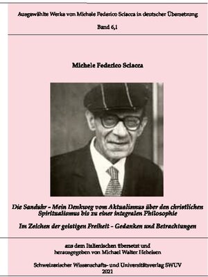 Buchcover Die Sanduhr | Michele Federico Sciacca | EAN 9783754304402 | ISBN 3-7543-0440-2 | ISBN 978-3-7543-0440-2