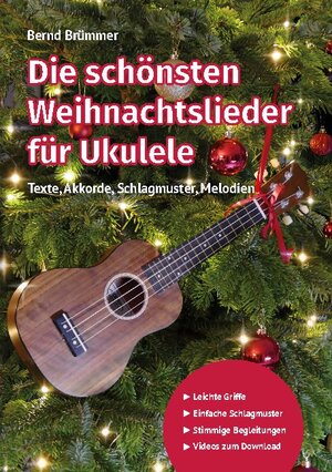 Buchcover Die schönsten Weihnachtslieder für Ukulele | Bernd Brümmer | EAN 9783754318362 | ISBN 3-7543-1836-5 | ISBN 978-3-7543-1836-2