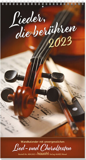 Buchcover Lieder, die berühren 2023  | EAN 9783754804339 | ISBN 3-7548-0433-2 | ISBN 978-3-7548-0433-9
