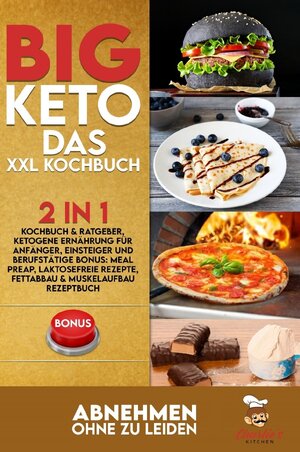 Buchcover BIG KETO – Das XXL Kochbuch | Charlie's Kitchen | EAN 9783754903742 | ISBN 3-7549-0374-8 | ISBN 978-3-7549-0374-2