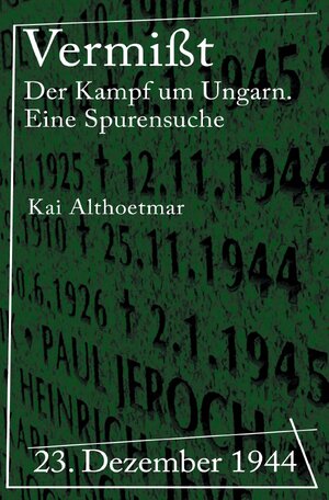 Buchcover Vermißt | Kai Althoetmar | EAN 9783754949801 | ISBN 3-7549-4980-2 | ISBN 978-3-7549-4980-1