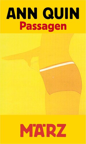 Buchcover Passagen | Ann Quin | EAN 9783755000082 | ISBN 3-7550-0008-3 | ISBN 978-3-7550-0008-2
