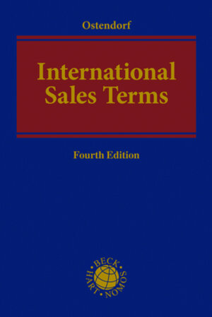 Buchcover International Sales Terms | Patrick Ostendorf | EAN 9783756003884 | ISBN 3-7560-0388-4 | ISBN 978-3-7560-0388-4