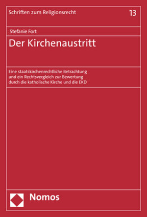 Buchcover Der Kirchenaustritt | Stefanie Fort | EAN 9783756004577 | ISBN 3-7560-0457-0 | ISBN 978-3-7560-0457-7