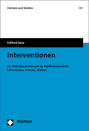 Buchcover Interventionen | Eckhard Jesse | EAN 9783756006694 | ISBN 3-7560-0669-7 | ISBN 978-3-7560-0669-4
