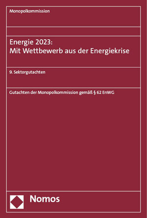 Buchcover Energie 2023: Mit Wettbewerb aus der Energiekrise  | EAN 9783756014873 | ISBN 3-7560-1487-8 | ISBN 978-3-7560-1487-3