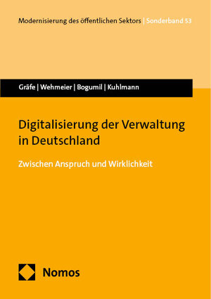 Buchcover Digitalisierung der Verwaltung in Deutschland | Philipp Gräfe | EAN 9783756017041 | ISBN 3-7560-1704-4 | ISBN 978-3-7560-1704-1