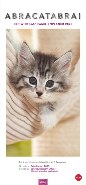 Buchcover Whiskas Familienplaner 2025 | EAN 9783756405831 | ISBN 3-7564-0583-4 | ISBN 978-3-7564-0583-1