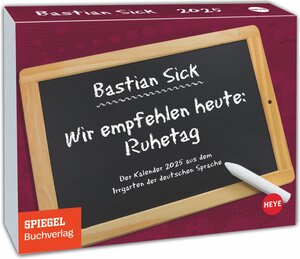 Buchcover Bastian Sick Tagesabreißkalender 2025 | Bastian Sick | EAN 9783756406272 | ISBN 3-7564-0627-X | ISBN 978-3-7564-0627-2