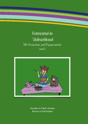 Buchcover Notenrätsel im Violinschlüssel mit Vorzeichen | Fräulein Herrmann | EAN 9783756883363 | ISBN 3-7568-8336-1 | ISBN 978-3-7568-8336-3