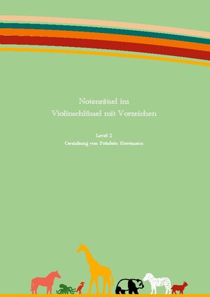 Buchcover Notenrätsel im Violinschlüssel mit Vorzeichen | Fräulein Herrmann | EAN 9783756891511 | ISBN 3-7568-9151-8 | ISBN 978-3-7568-9151-1
