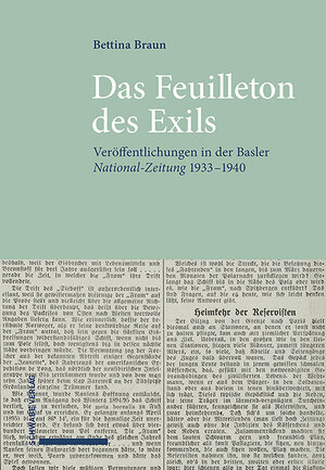 Buchcover Das Feuilleton des Exils | Bettina Braun | EAN 9783757400583 | ISBN 3-7574-0058-5 | ISBN 978-3-7574-0058-3