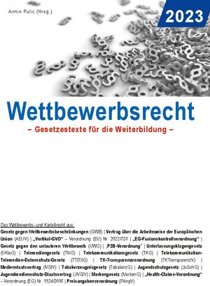 Buchcover Wettbewerbsrecht 2023  | EAN 9783757804190 | ISBN 3-7578-0419-8 | ISBN 978-3-7578-0419-0