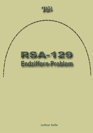 Buchcover RSA-129 | Lothar Selle | EAN 9783757829971 | ISBN 3-7578-2997-2 | ISBN 978-3-7578-2997-1