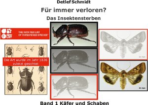 Buchcover Für immer verschwunden? Band 1 Käfer und Schaben | Detlef Schmidt | EAN 9783757852450 | ISBN 3-7578-5245-1 | ISBN 978-3-7578-5245-0