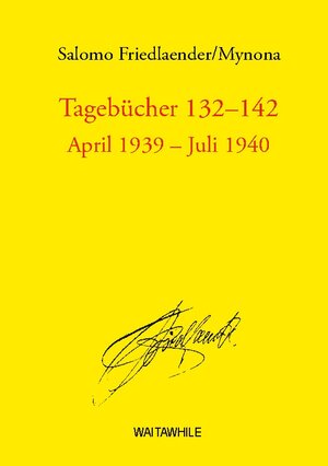 Buchcover Tagebücher 132-142 | Salomo Friedlaender | EAN 9783758331077 | ISBN 3-7583-3107-2 | ISBN 978-3-7583-3107-7