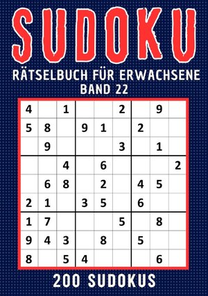 Buchcover Sudoku für Erwachsene / Sudoku Rätselbuch für erwachsene - Band 22 | Rätselly Verlag | EAN 9783758461545 | ISBN 3-7584-6154-5 | ISBN 978-3-7584-6154-5