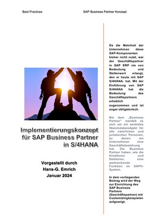 Buchcover SAP Business Partner Konzept in S/4HANA | Hans-Georg Emrich | EAN 9783758465529 | ISBN 3-7584-6552-4 | ISBN 978-3-7584-6552-9