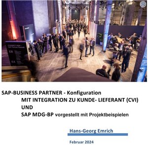 Buchcover SAP S/4HANA Business Partner Customizing-Handbuch zu Kunde/Lieferant Integration (CVI) | Hans-Georg Emrich | EAN 9783758469602 | ISBN 3-7584-6960-0 | ISBN 978-3-7584-6960-2