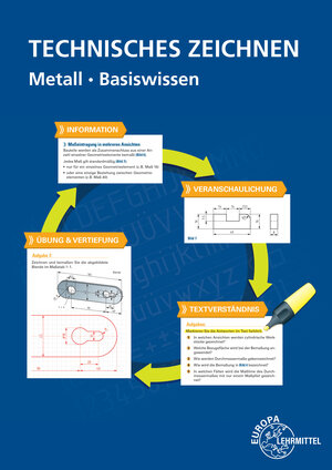 Buchcover Technisches Zeichnen Metall Basiswissen | Bernhard Schellmann | EAN 9783758514340 | ISBN 3-7585-1434-7 | ISBN 978-3-7585-1434-0