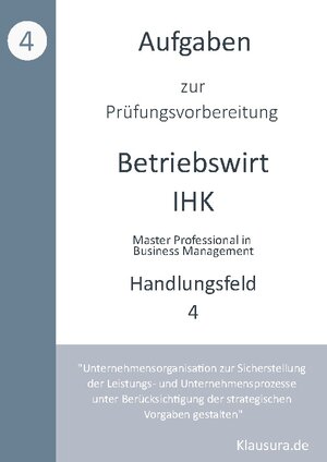 Buchcover Aufgaben zur Prüfungsvorbereitung geprüfte Betriebswirte IHK | Michael Fischer | EAN 9783759706126 | ISBN 3-7597-0612-6 | ISBN 978-3-7597-0612-6