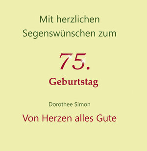 Buchcover Von Herzen alles Gute | Dorothee Simon | EAN 9783760020075 | ISBN 3-7600-2007-0 | ISBN 978-3-7600-2007-5