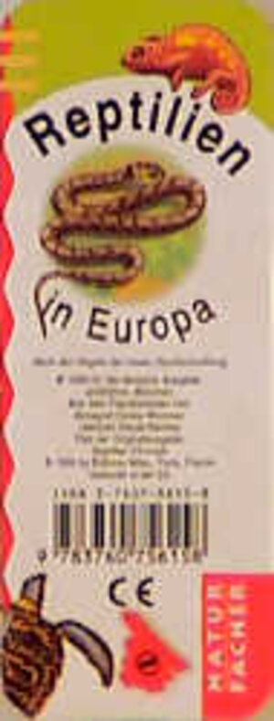 Buchcover Reptilien in Europa  | EAN 9783760756158 | ISBN 3-7607-5615-8 | ISBN 978-3-7607-5615-8