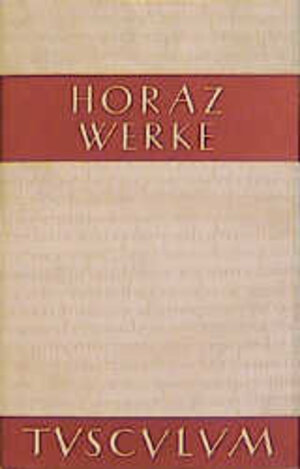 Buchcover Sämtliche Werke | Horaz | EAN 9783760815442 | ISBN 3-7608-1544-8 | ISBN 978-3-7608-1544-2