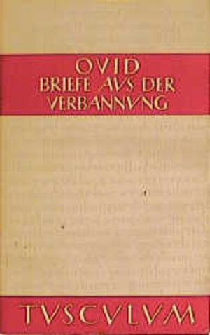 Buchcover Briefe aus der Verbannung | Ovid | EAN 9783760816593 | ISBN 3-7608-1659-2 | ISBN 978-3-7608-1659-3