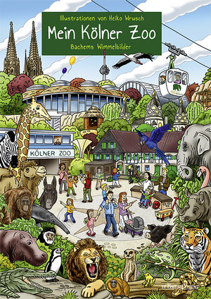 Buchcover Bachems Mini-Wimmelbilder Köln Schuber / Display | EAN 9783761624067 | ISBN 3-7616-2406-9 | ISBN 978-3-7616-2406-7