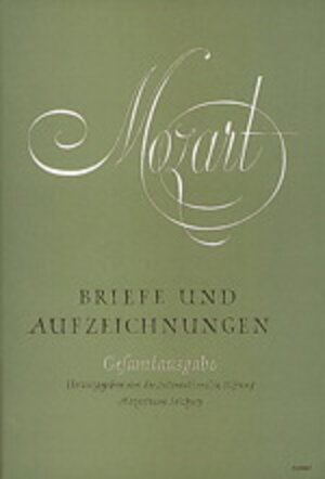 Buchcover Briefe und Aufzeichnungen / Briefe und Aufzeichnungen | Wolfgang A Mozart | EAN 9783761801437 | ISBN 3-7618-0143-2 | ISBN 978-3-7618-0143-7