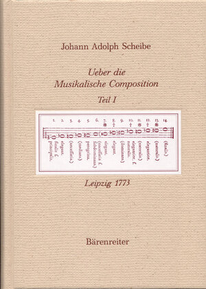 Buchcover Ueber die Musikalische Composition | Johann A Scheibe | EAN 9783761817766 | ISBN 3-7618-1776-2 | ISBN 978-3-7618-1776-6
