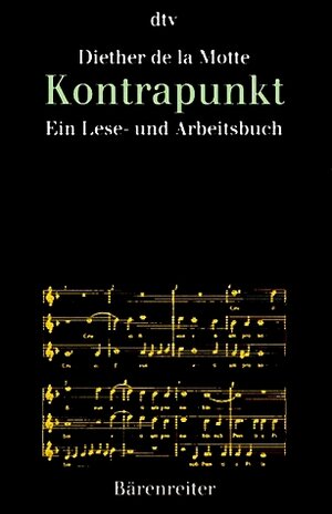 Buchcover Kontrapunkt | Diether de la Motte | EAN 9783761843710 | ISBN 3-7618-4371-2 | ISBN 978-3-7618-4371-0