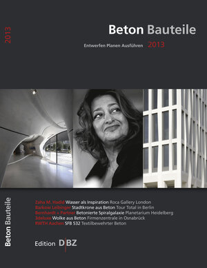 Buchcover Beton Bauteile 2013  | EAN 9783762536550 | ISBN 3-7625-3655-4 | ISBN 978-3-7625-3655-0
