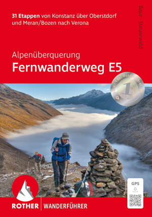 Buchcover Alpenüberquerung Fernwanderweg E5 | Stephan Baur | EAN 9783763314027 | ISBN 3-7633-1402-4 | ISBN 978-3-7633-1402-7