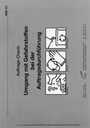 Buchcover Lehrlinge lernen Planen - Leittexte, Lernaufträge, Checklisten für... / Umgang mit Gefahrstoffen bei der Auftragsdurchführung | Volker Hahn | EAN 9783763906031 | ISBN 3-7639-0603-7 | ISBN 978-3-7639-0603-1