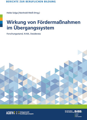 Buchcover Wirkung von Fördermaßnahmen im Übergangssystem  | EAN 9783763911813 | ISBN 3-7639-1181-2 | ISBN 978-3-7639-1181-3