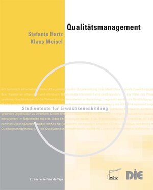 Buchcover Qualitätsmanagement | Stefanie Hartz | EAN 9783763919178 | ISBN 3-7639-1917-1 | ISBN 978-3-7639-1917-8