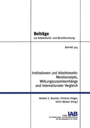 Buchcover Institutionen und Arbeitsmarkt  | EAN 9783763939923 | ISBN 3-7639-3992-X | ISBN 978-3-7639-3992-3