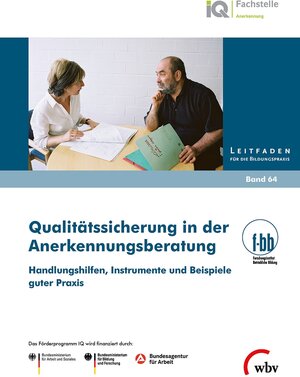 Buchcover Qualitätssicherung in der Anerkennungsberatung  | EAN 9783763955244 | ISBN 3-7639-5524-0 | ISBN 978-3-7639-5524-4