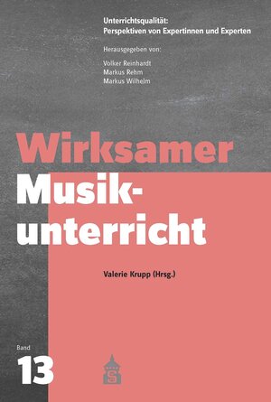 Buchcover Wirksamer Musikunterricht  | EAN 9783763966721 | ISBN 3-7639-6672-2 | ISBN 978-3-7639-6672-1