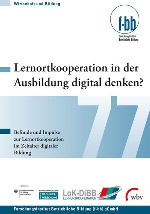 Buchcover Lernortkooperation in der Ausbildung digital denken?  | EAN 9783763971671 | ISBN 3-7639-7167-X | ISBN 978-3-7639-7167-1