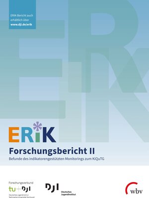 Buchcover ERiK-Forschungsbericht II | Nicole Klinkhammer | EAN 9783763972999 | ISBN 3-7639-7299-4 | ISBN 978-3-7639-7299-9