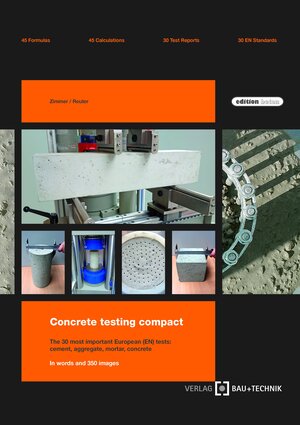 Buchcover Concrete testing compact | Uwe Peter Zimmer | EAN 9783764006259 | ISBN 3-7640-0625-0 | ISBN 978-3-7640-0625-9