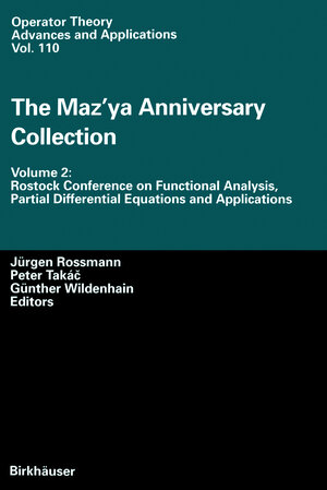 Buchcover The Maz’ya Anniversary Collection  | EAN 9783764362027 | ISBN 3-7643-6202-2 | ISBN 978-3-7643-6202-7