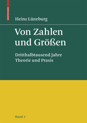 Buchcover Von Zahlen und Größen | Heinz Lüneburg | EAN 9783764387792 | ISBN 3-7643-8779-3 | ISBN 978-3-7643-8779-2