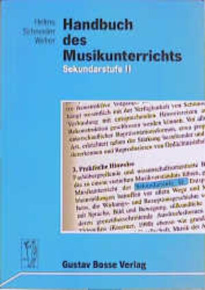 Buchcover Handbuch des Musikunterrichts / Handbuch des Musikunterrichts | Siegmund Helms | EAN 9783764926731 | ISBN 3-7649-2673-2 | ISBN 978-3-7649-2673-1