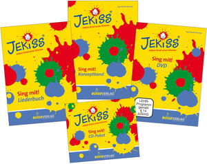 Buchcover JEKISS - Jedem Kind seine Stimme / Lehrerpaket (Konzeptband, Liederbuch, CD-Paket und DVD) | Inga Mareile Reuther | EAN 9783764928506 | ISBN 3-7649-2850-6 | ISBN 978-3-7649-2850-6