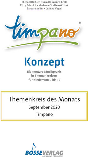 Buchcover TIMPANO - Themenkreis des Monats September 2020: TIMPANO | Michael, Prof. Dr. Dartsch | EAN 9783764970598 | ISBN 3-7649-7059-6 | ISBN 978-3-7649-7059-8